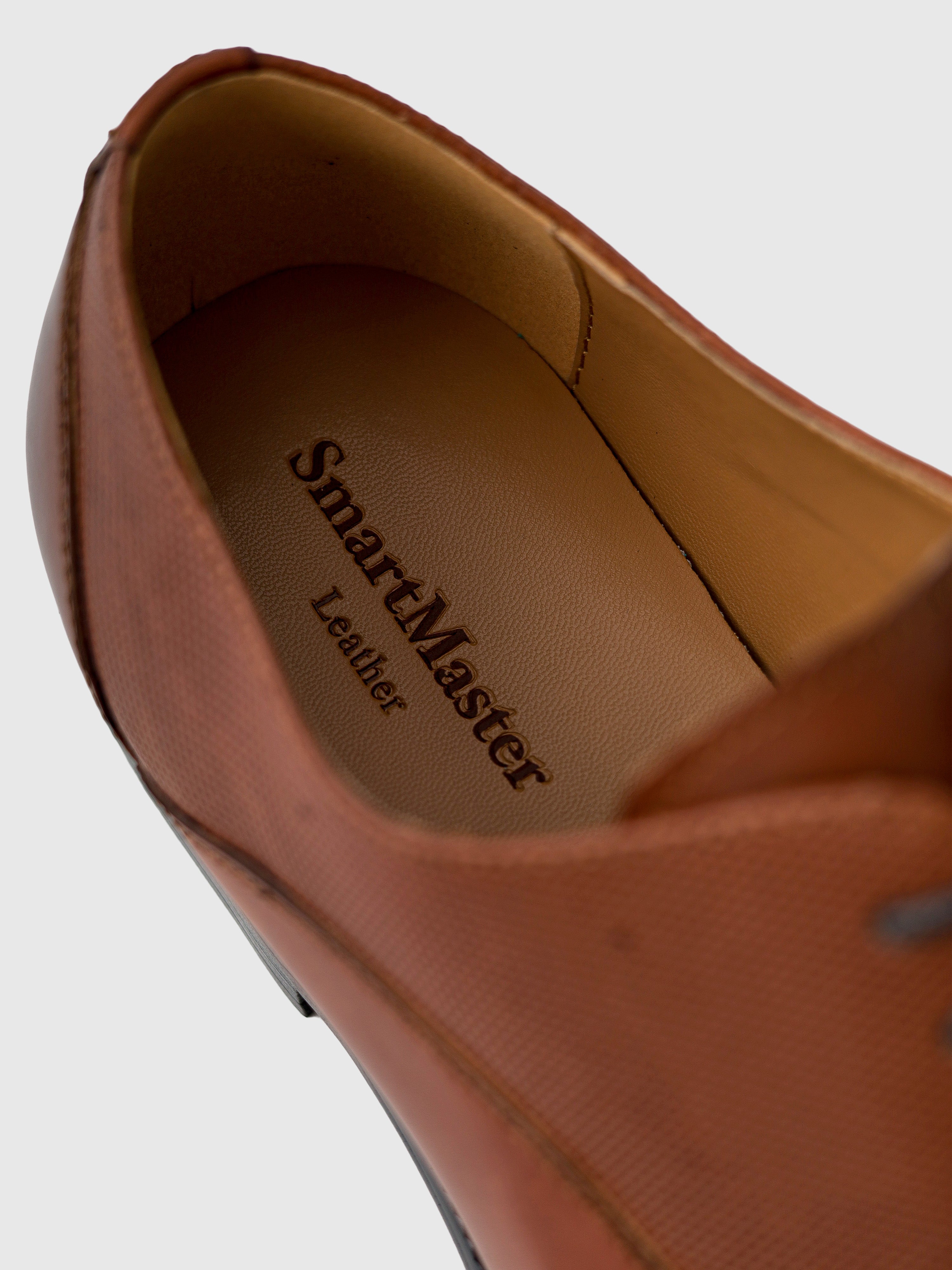 Woven Derby Shoes Brown