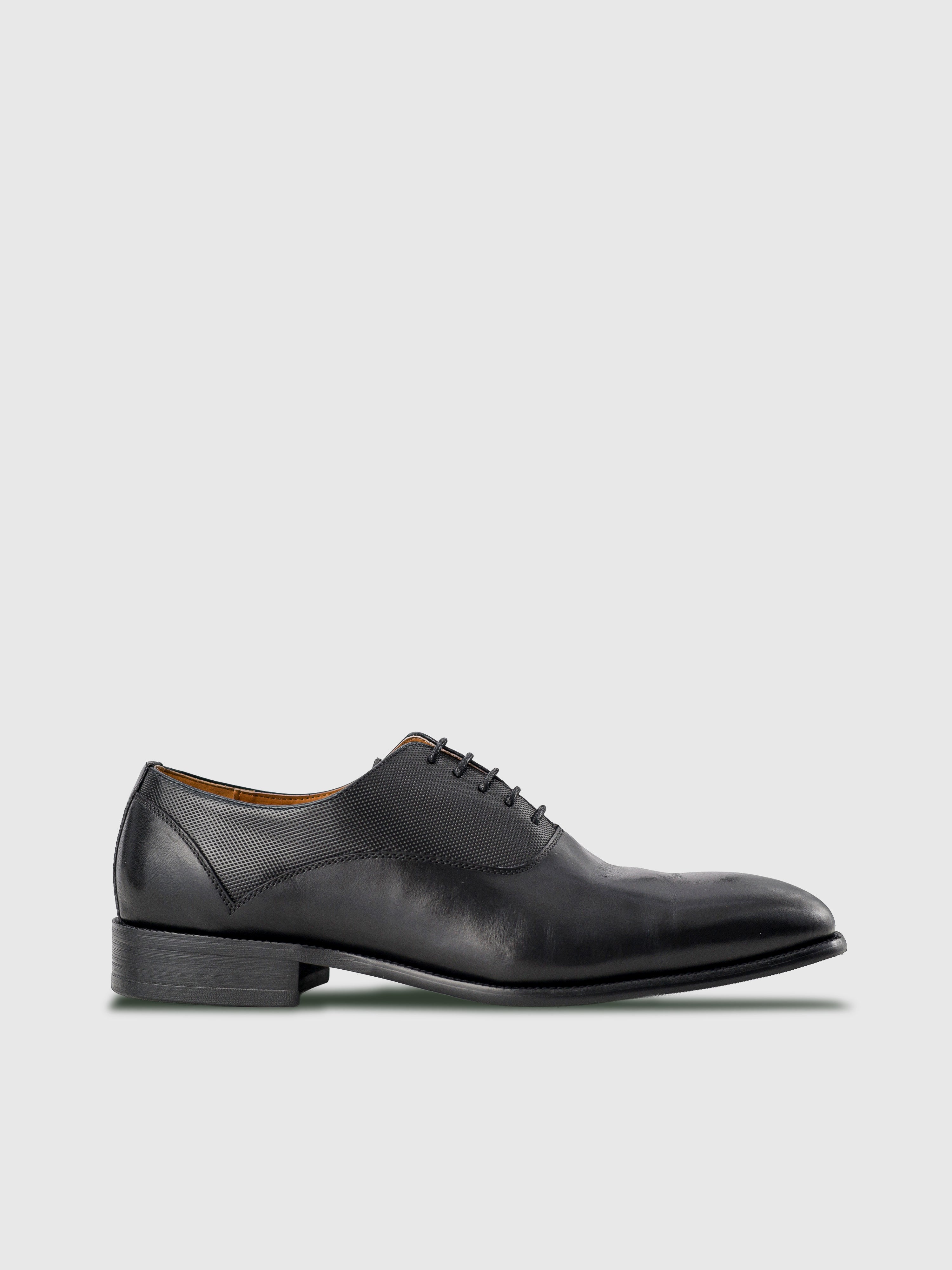 Woven Derby Shoes Black