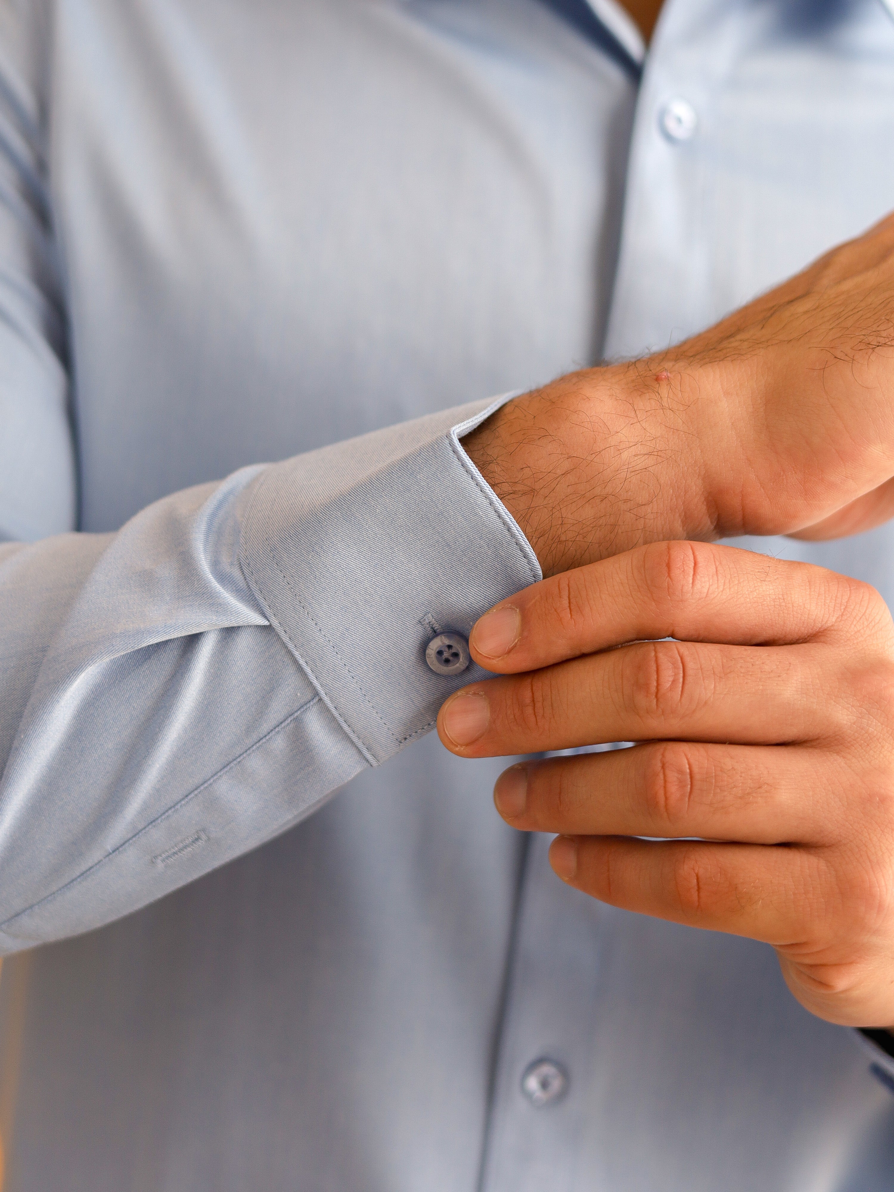 Light Blue Formal Shirt Slim Fit