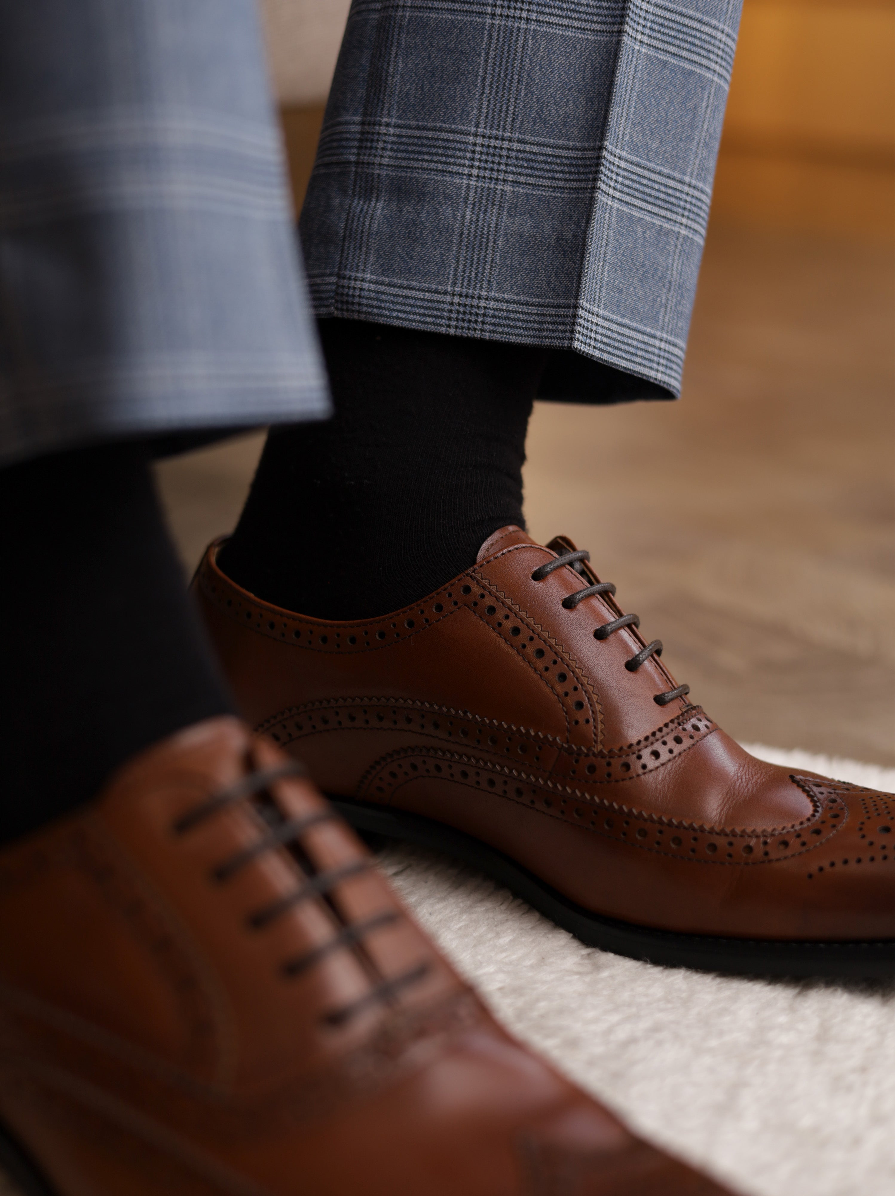 Brogues Leather Shoes Brown