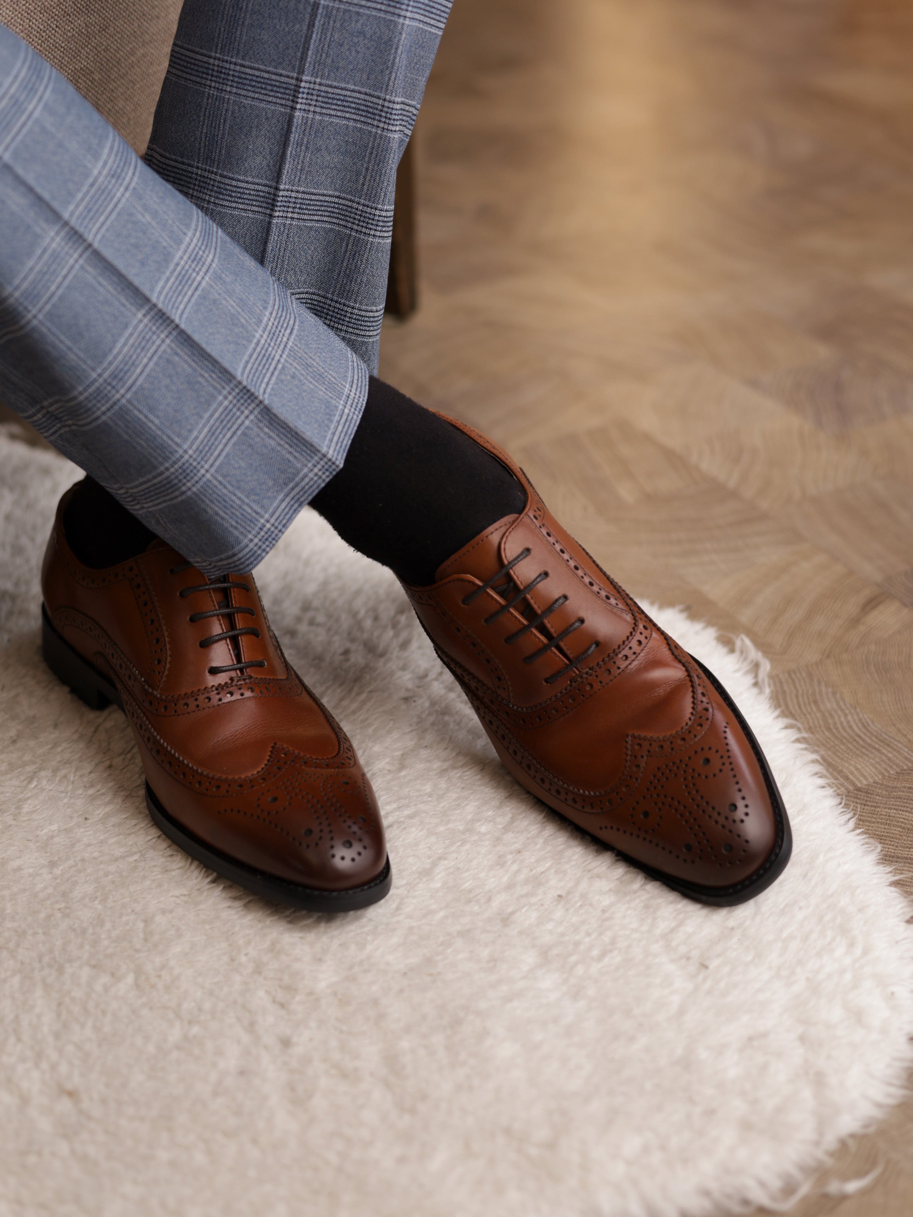Brogues Leather Shoes Brown