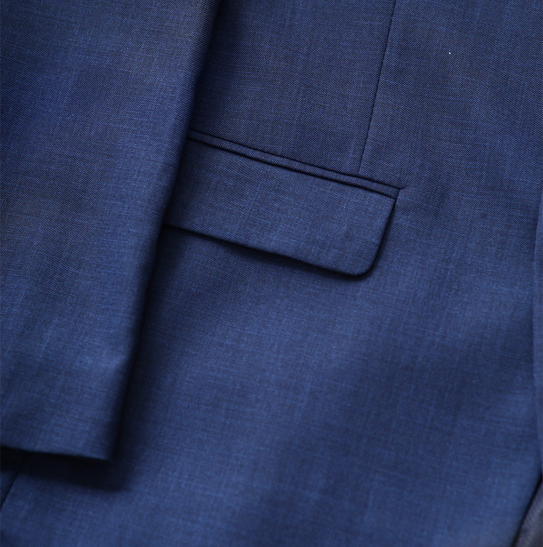 Single-Breasted Flap Formal Suit