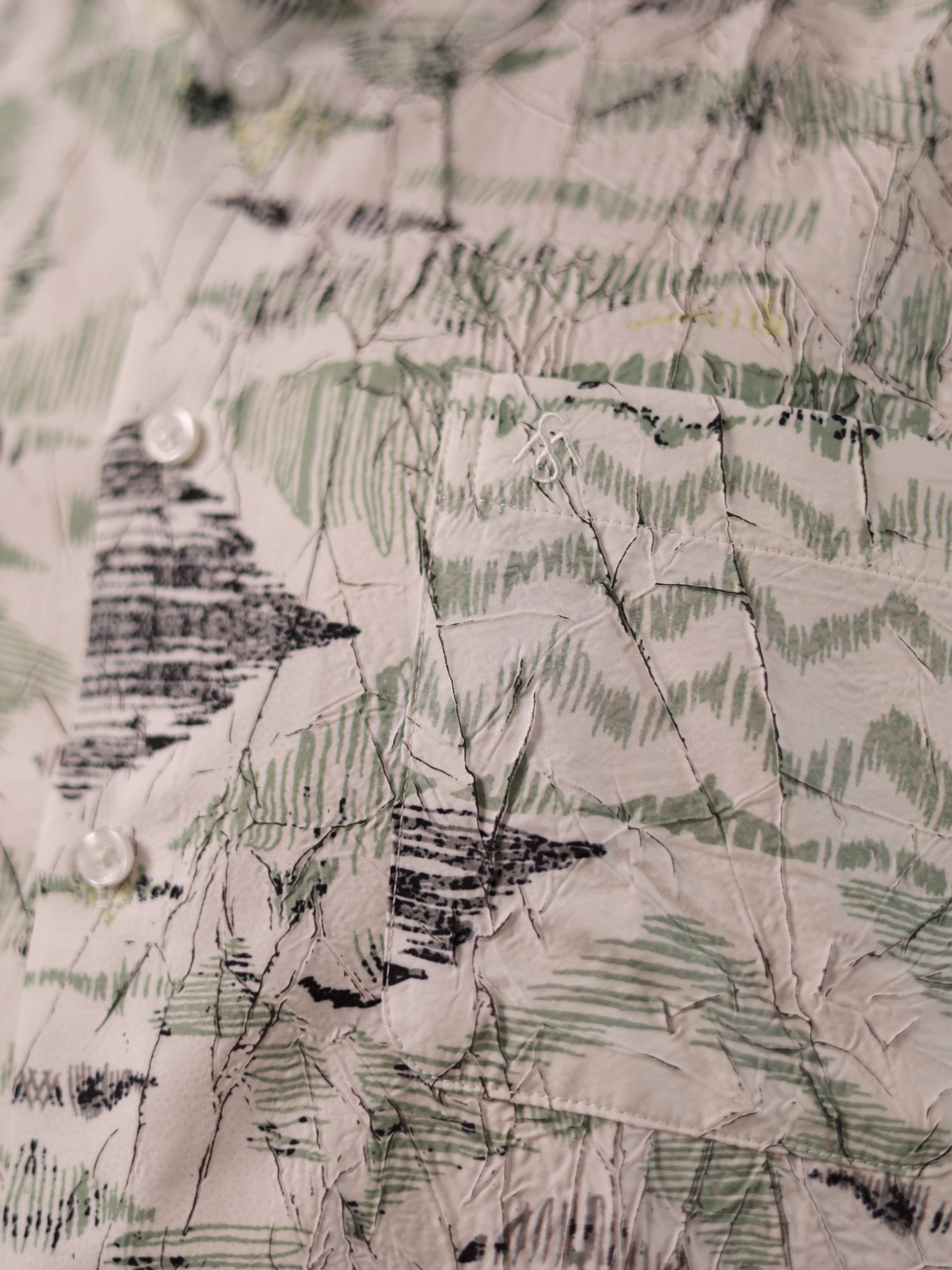 Sketch Brown Casual Shirt