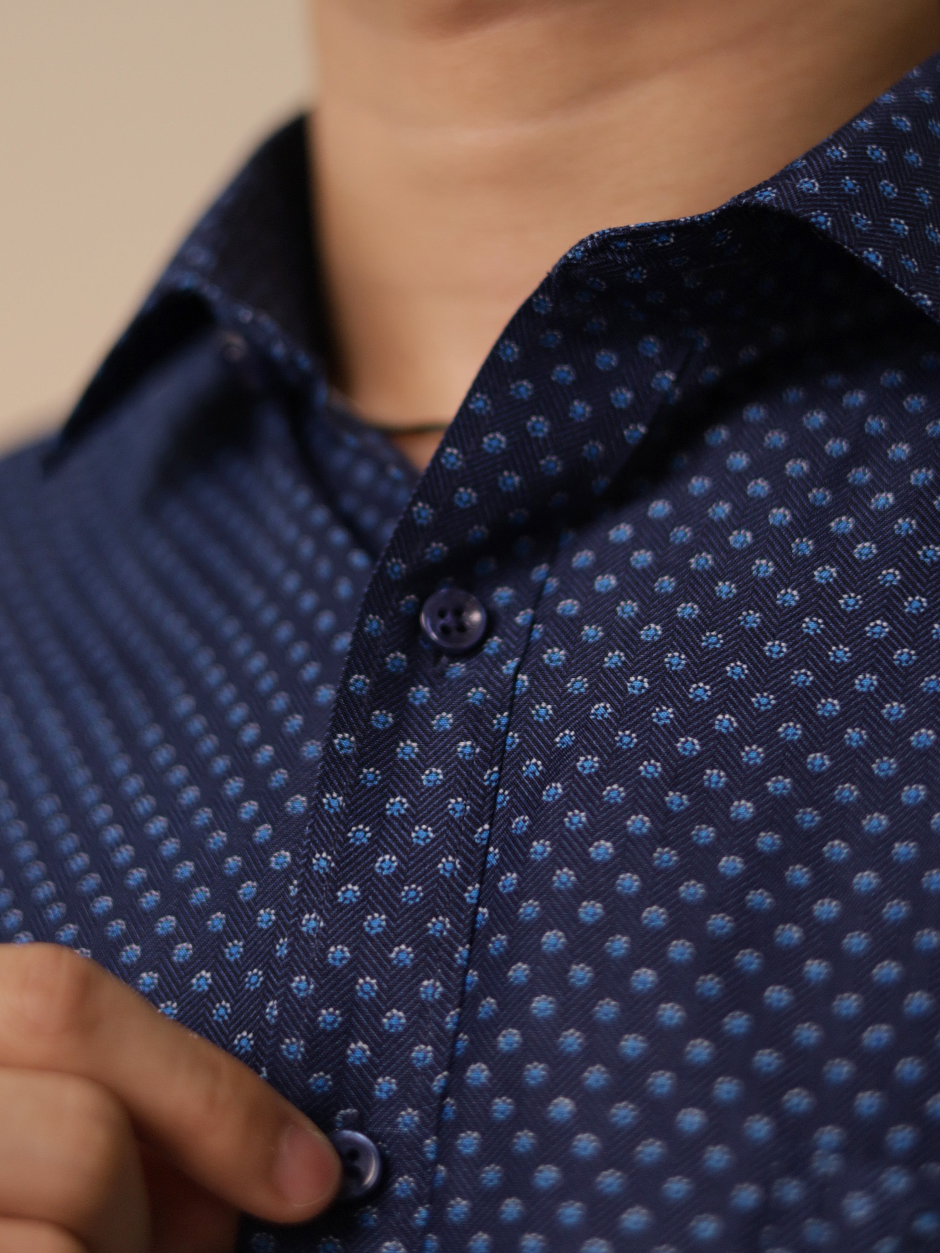 Herringsette Navy Casual Shirt