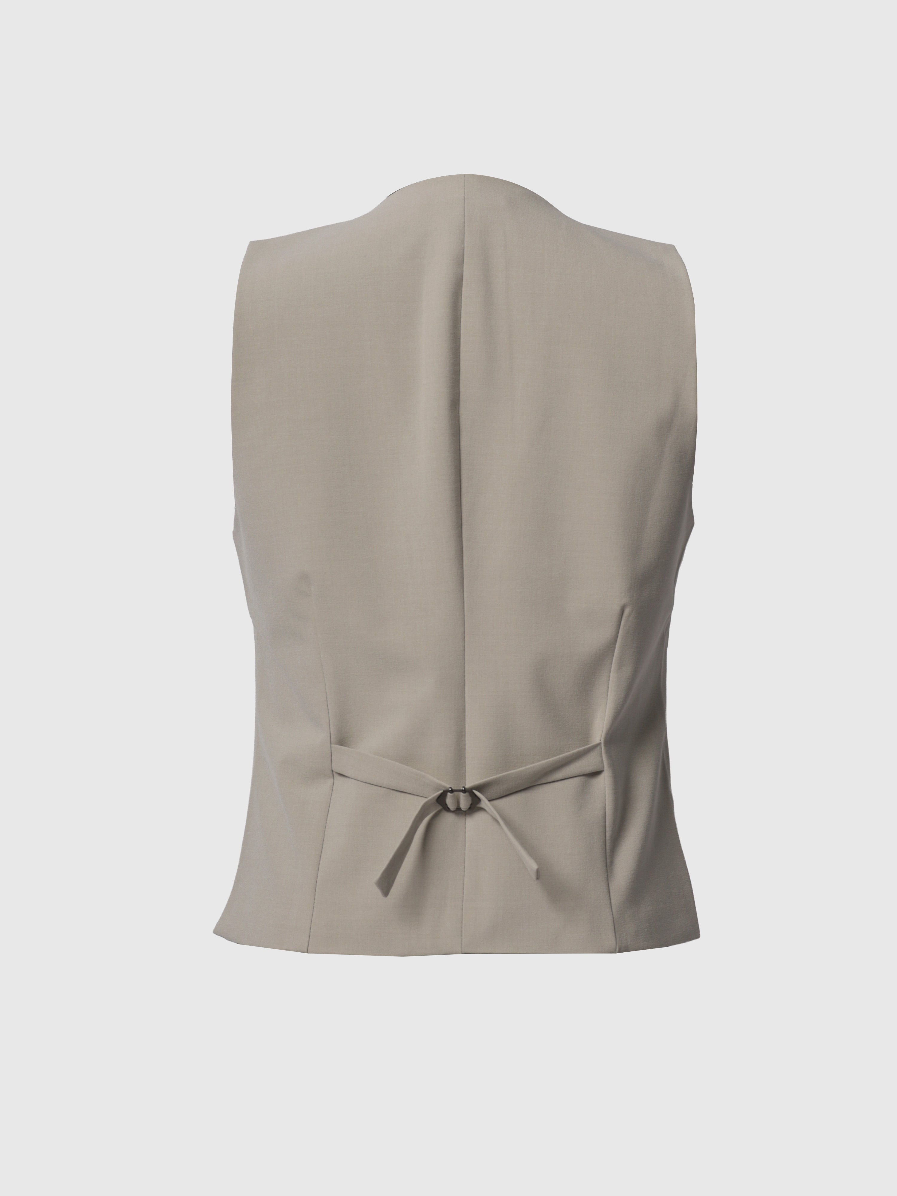 Formal vest Biege Skinny Fit