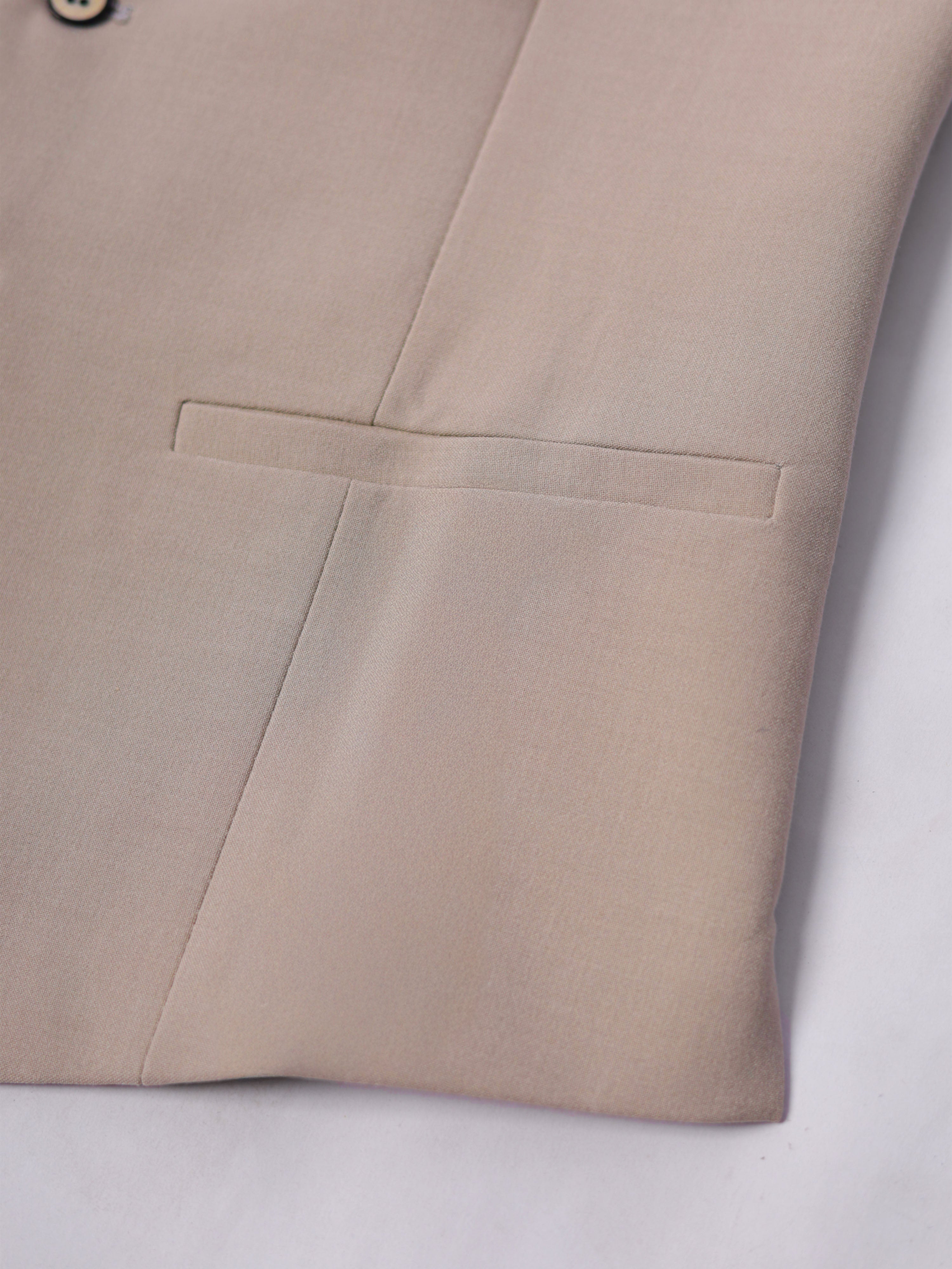 Formal vest Biege Skinny Fit