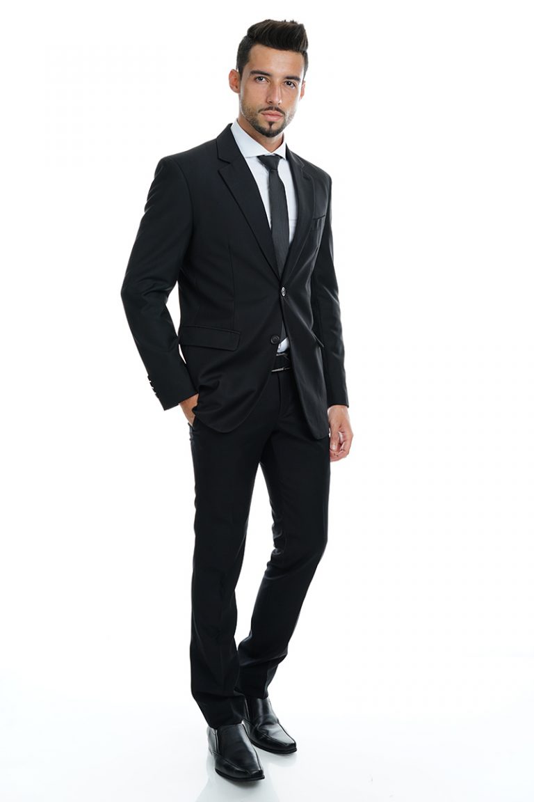 SmartMaster Black Suit with White Shirt | Smart Master