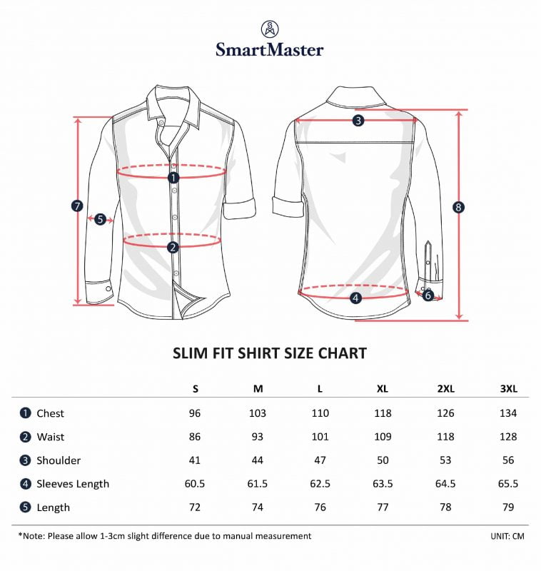 SmartMaster Cotton Slim Fit (Prussia Blue) - Smart Master