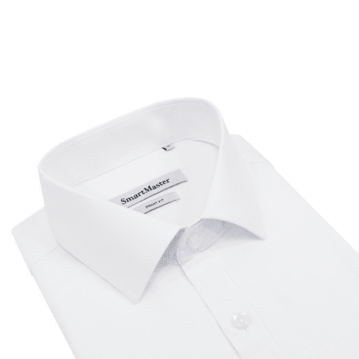 SmartMaster Oxford Cotton Slim Fit Shirt (White) 2
